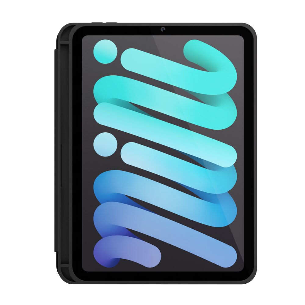 Husa tableta Next One pentru iPad Mini 6, neagra, cu suport pentru Apple Pencil, functie de suport