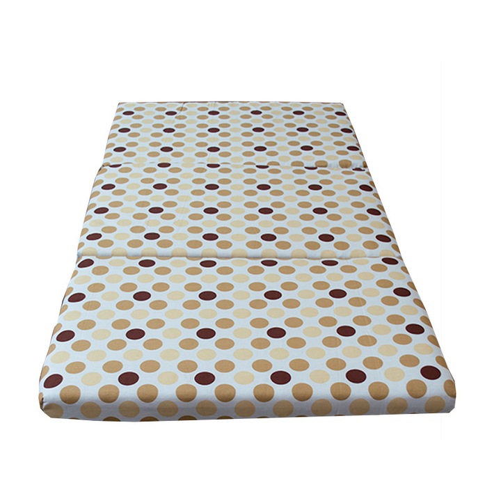 Saltea pliabila pentru copii MyKids cu husa bumbac (MARO) 120x60x5 cm