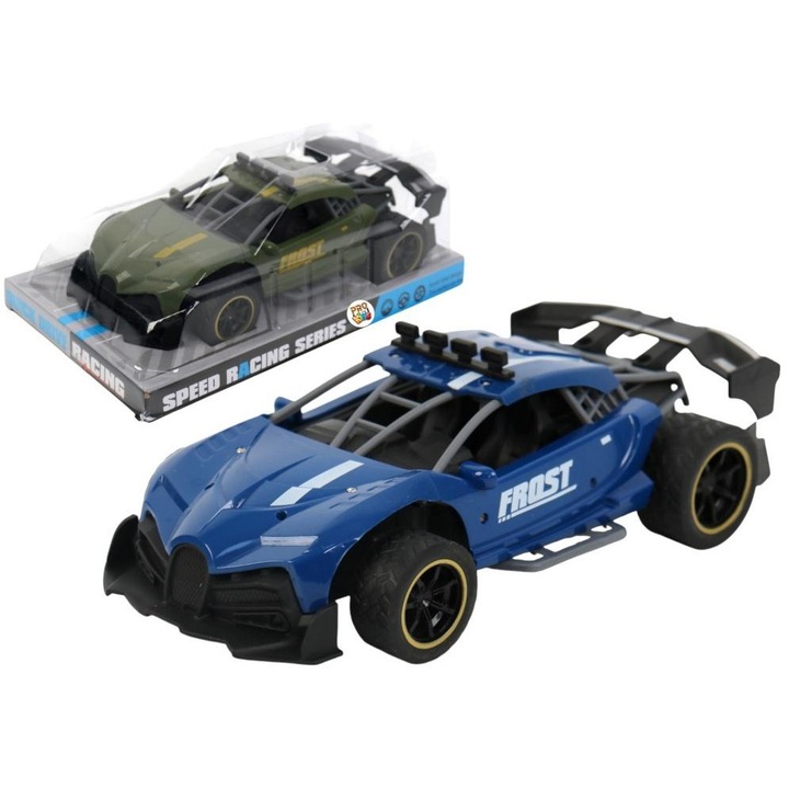 Masinuta de curse Pro Kids, offroad GT, albastru-negru, 3 ani+