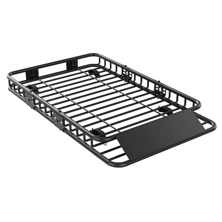 Cos portbagaj pentru plafon, Cos pentru bare de plafon, Universal, Capacitate 90 kg, Pentru SUV, pickup, autoturisme, Negru