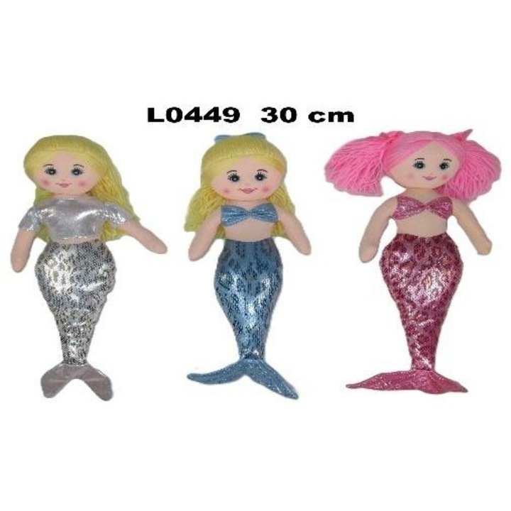Papusa Syrenka 30cm, Sun-Day, set mix modele