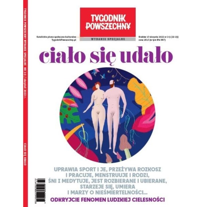 Tygodnik Powszechny 2-3/2022, Cialo sie udalo, Iwona Chmielewska, Marek Bienczyk