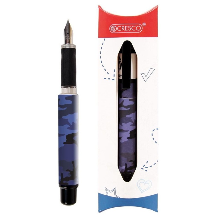 CRESCO Go Pen töltőtoll, ergonómikus tartó, kartondoboz