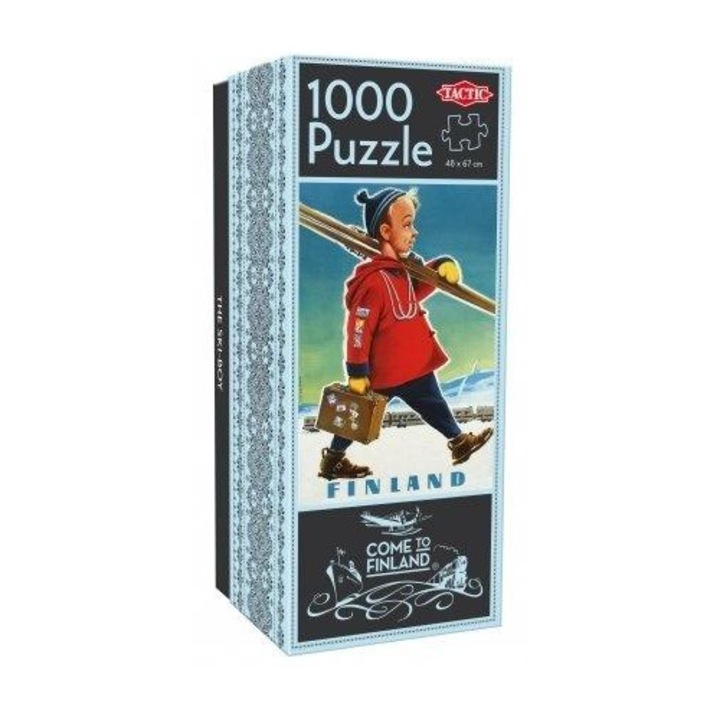 Puzzle 1000 Tactic Szerelmesei Jöjjetek Finnországba, A Sífiú