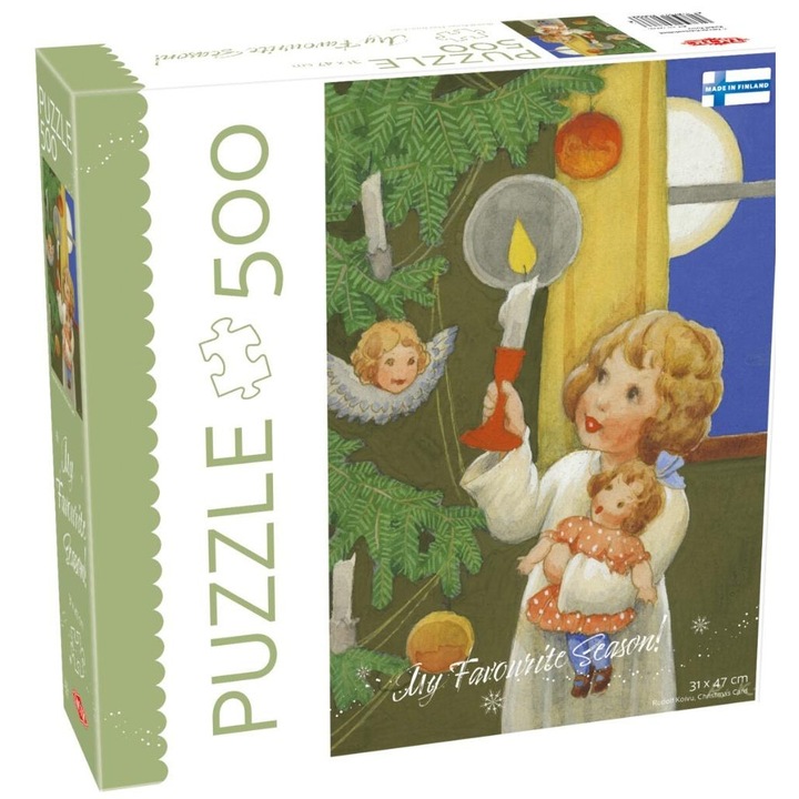 Tactic 500 darabos Karácsonyi üdvözlőlap Puzzle