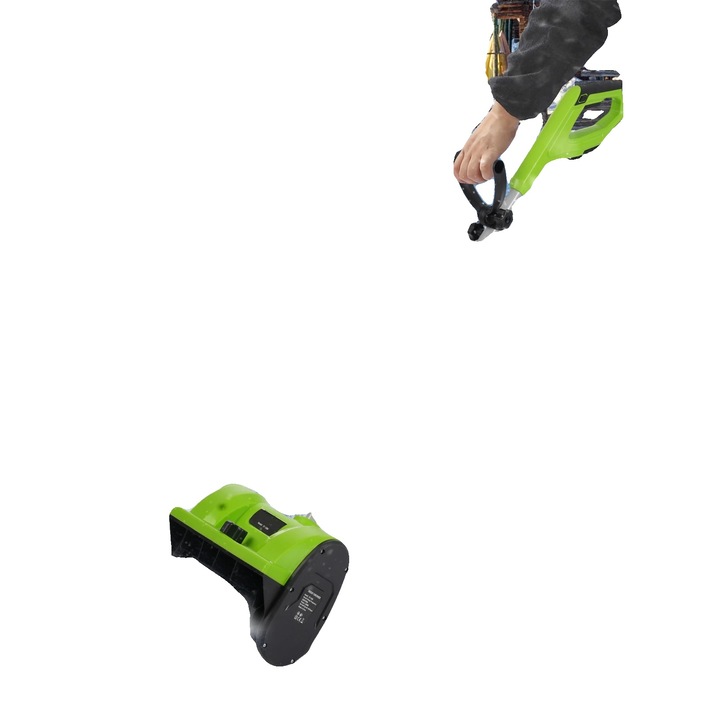 Freza de zapada electrica, 1200W, latime de curatare 30 cm, inaltime de absorbtie zapada 15 cm, dimensiuni 33x21x140cm