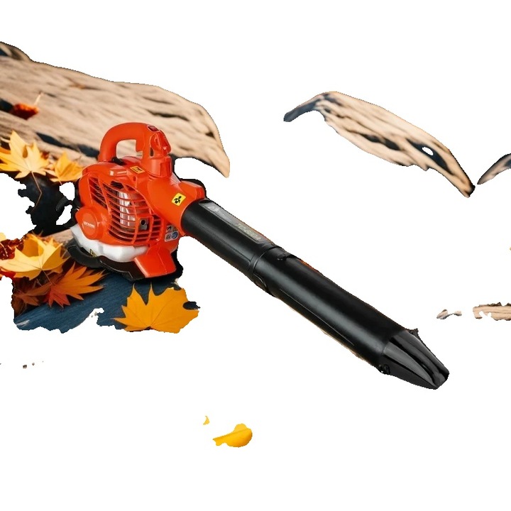 Aspirator de frunze, 26CC, 0.7KW, 424 CFM, portabil, culoare portocalie, dimensiuni 85x30x30cm