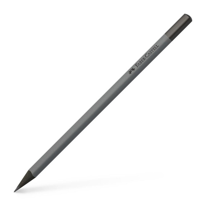 Комплект 12 графитни молива Faber-Castell Urban, цвят Stone Grey, триъгълна форма, устойчиви на счупване