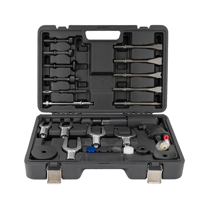 Set 25 Piese Ciocan Pneumatic, 2100 BPM, Accesorii Diverse, Dimensiuni Standard