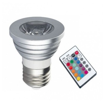 Bec RGB Magic Lighting cu 16 culori Bec RGB Magic Lighting cu 16 culori