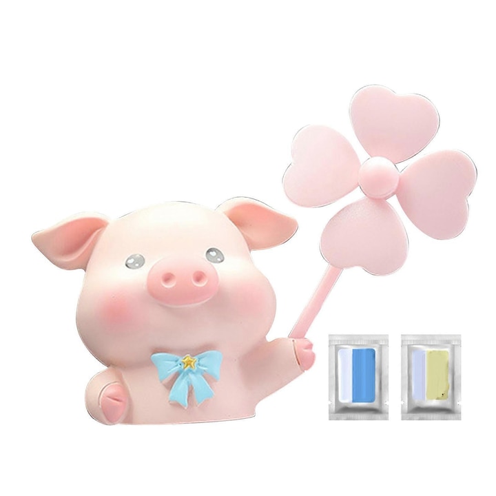 Autóillatosító, rajzfilmes aromaterápia, 2 darabos készlet, kreatív design, kompakt, karcálló