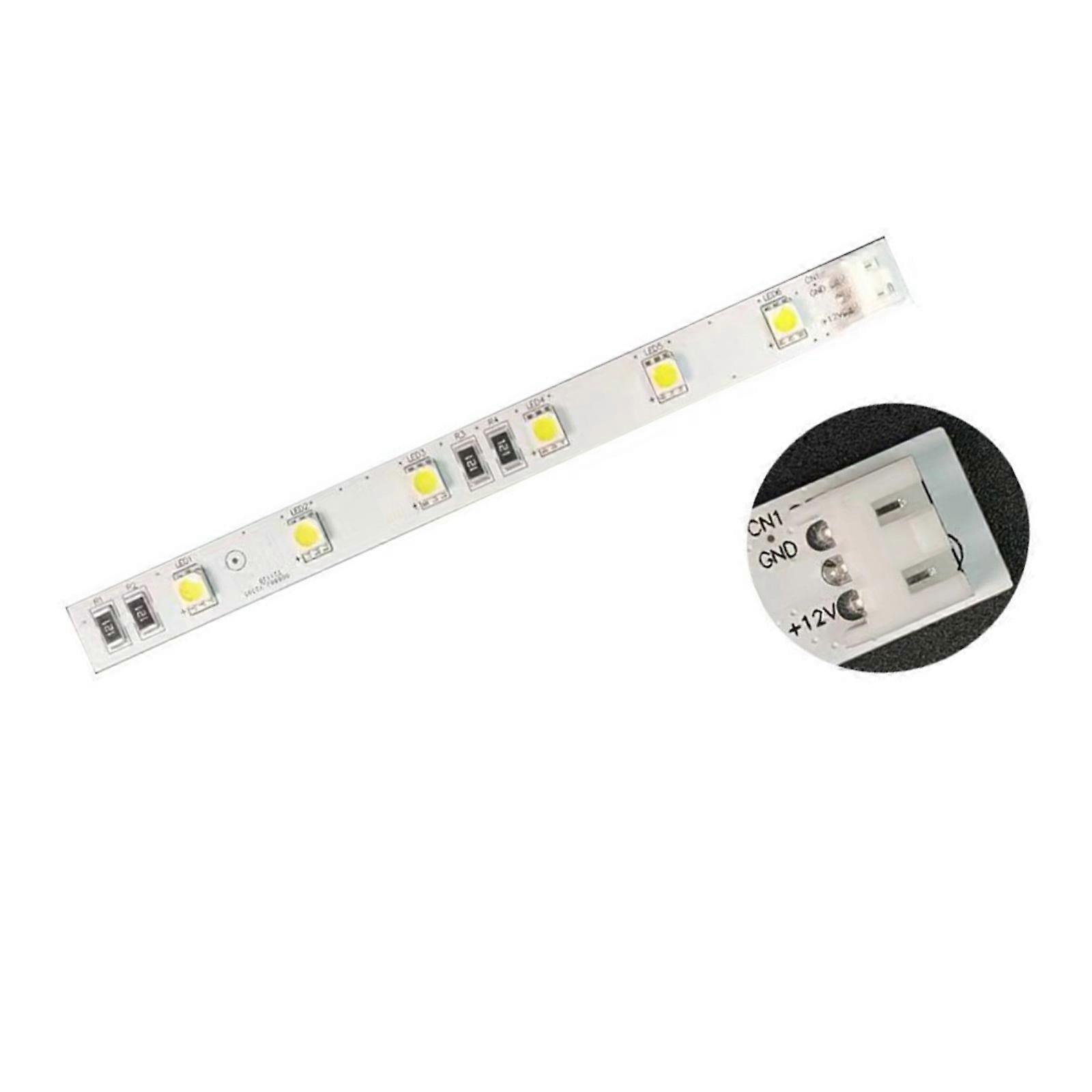 Banda LED pentru iluminat frigider, 12V, 15x1.2cm, set de 1 sau 2