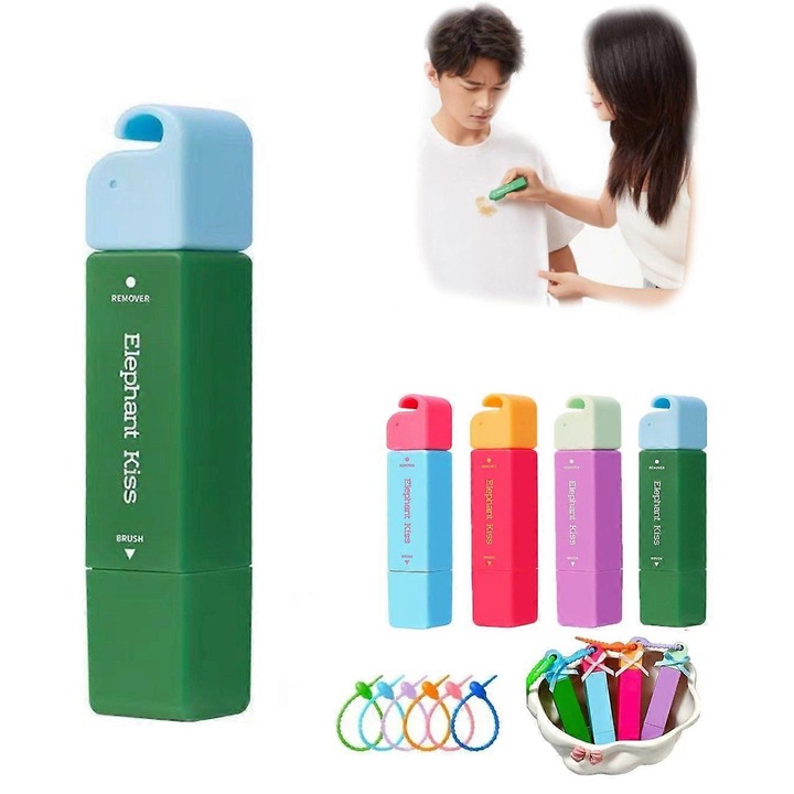 Elephant Kiss folttisztító flakon, kétfejű kialakítás, 12ml, friss foltokhoz, kompakt