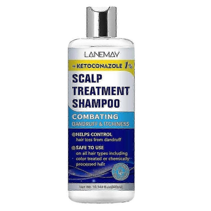 Sampon antifungic 1% Ketoconazol pentru tratamentul scalpului, set 2 bucati, 250ml