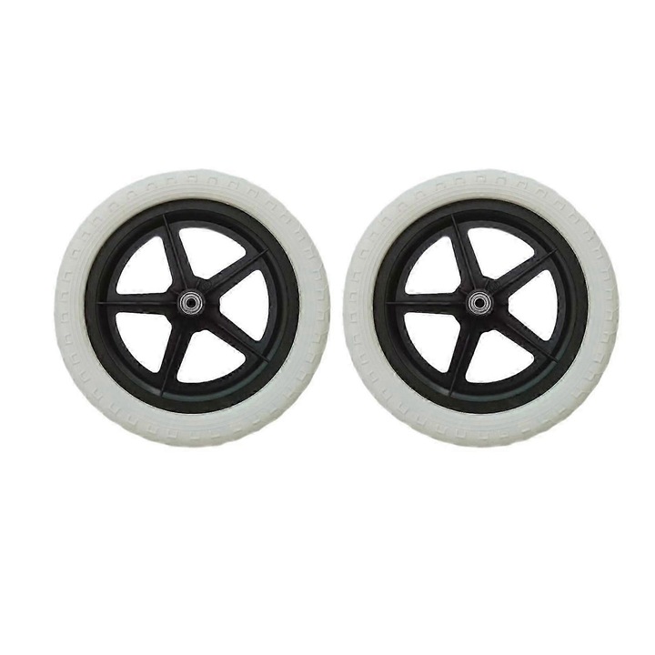 Set roti de schimb pentru biciclete de echilibru copii, 30x4.5cm, design silentios