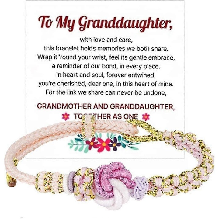 Bratara pentru nepoata, Infinity Forever, piatra naturala, violet, ajustabila