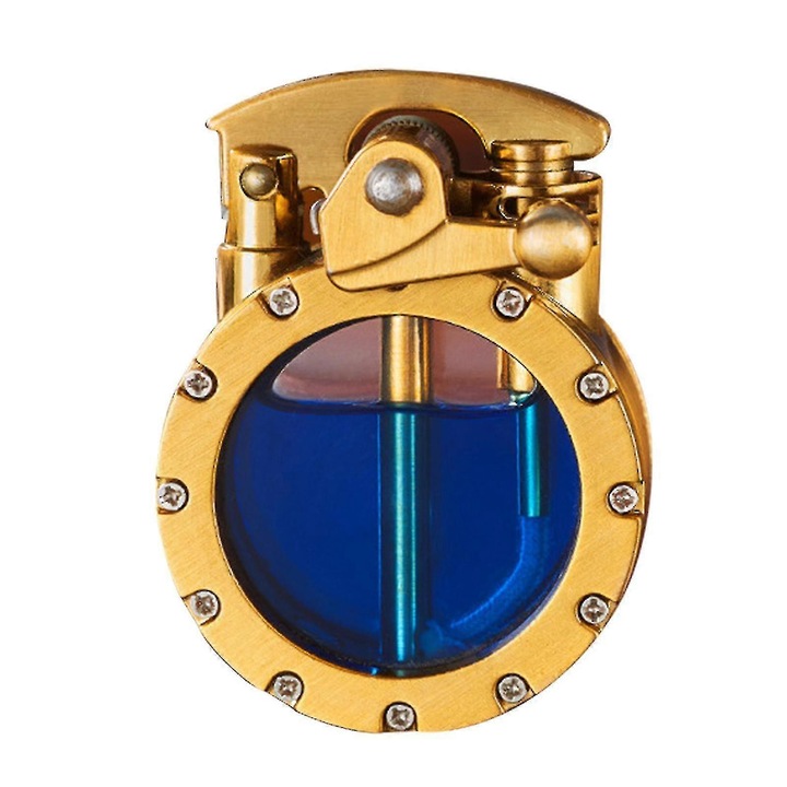 Bricheta retro transparenta, design vintage, material de calitate, 60x45x25mm