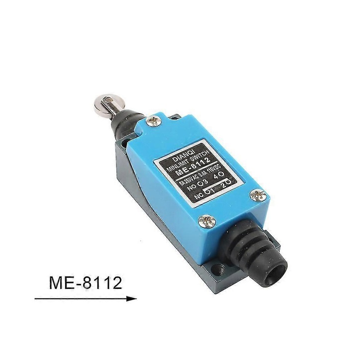 Görgettyűs végálláskapcsoló, Me8108, kompakt kivitel, vízálló kialakítás, 5A, IP64