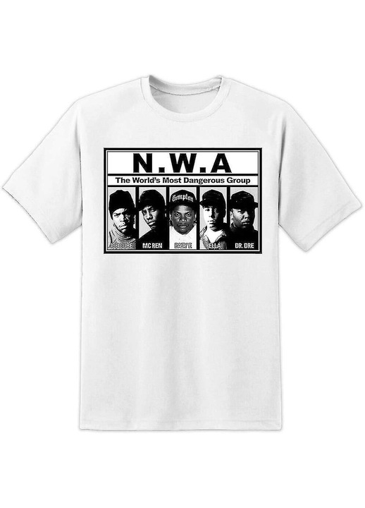 Unisex póló, fehér, 100% pamut, oldalvarrás nélküli, egyedi design