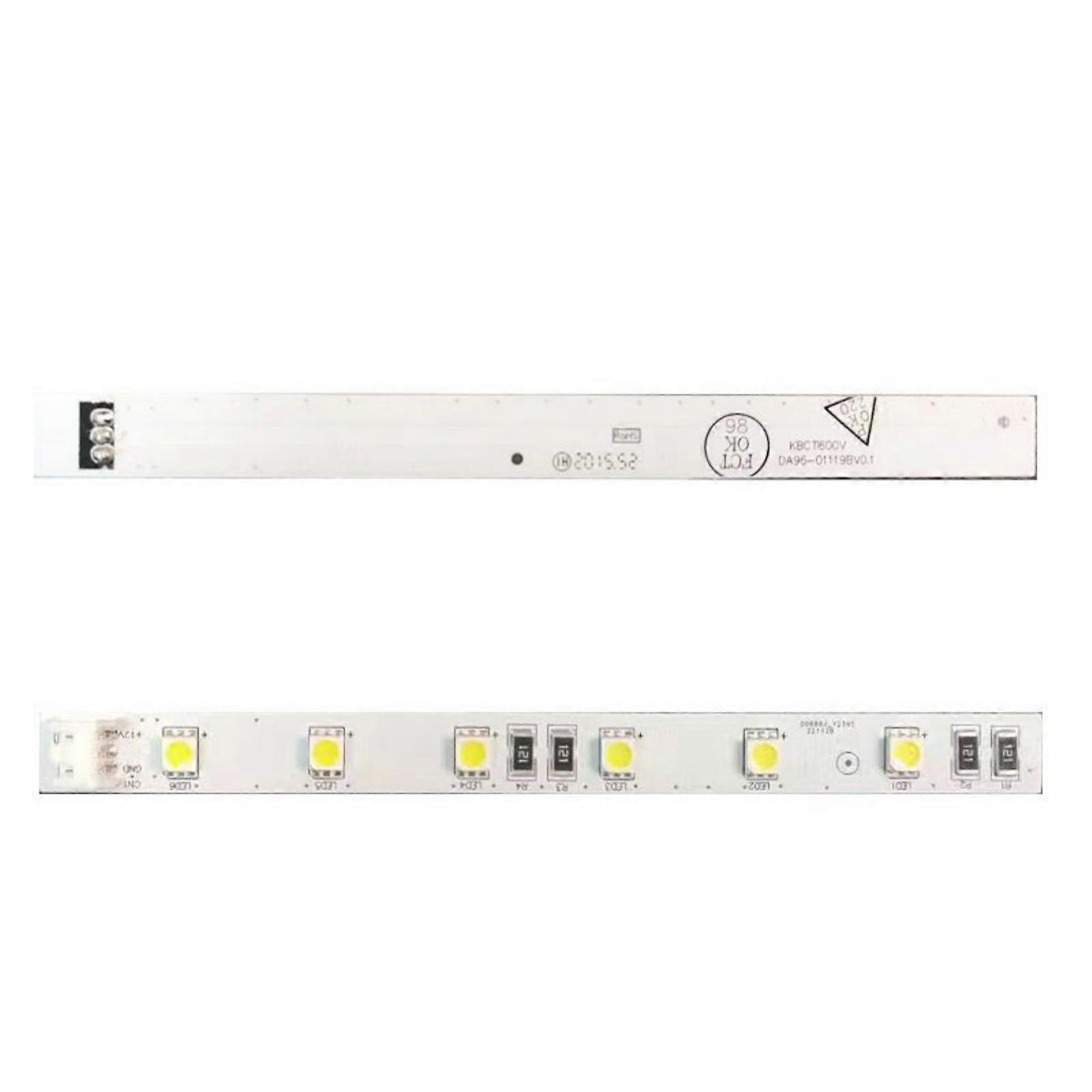 Banda LED pentru iluminat frigider, 12V, 15x1.2cm, set de 1 sau 2
