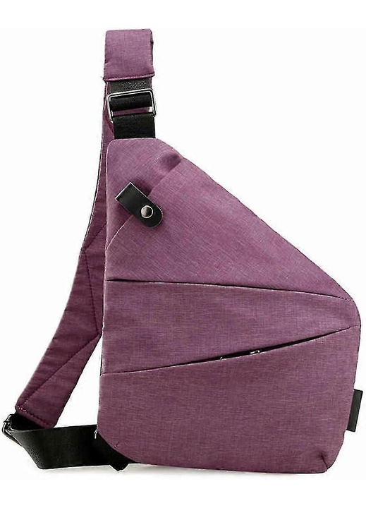 Lopásgátló sling táska, ergonomikus kialakítás, vízálló, multifunkcionális, kompakt méretek