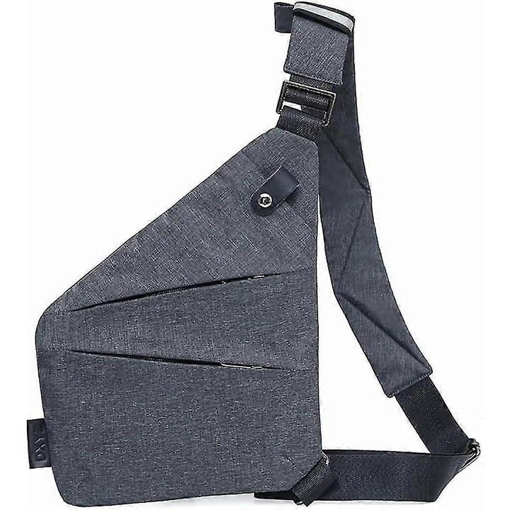 Lopásgátló sling táska, ergonomikus kialakítás, vízálló, multifunkcionális, kompakt méretek