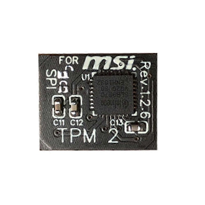 Modul de securitate TPM 2.0, 12 pini, pentru placi de baza MSI, culoare neagra