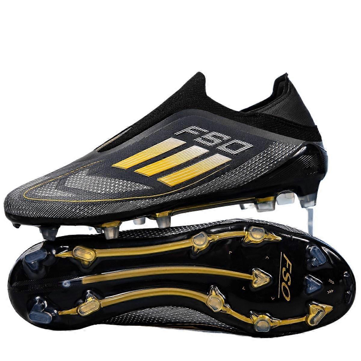 Ghete de fotbal, crampoane lungi, negre, pentru antrenament, unisex ...