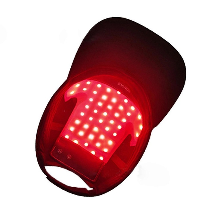 Caciula de crestere a parului cu laser, 48 LED-uri, 3 trepte de ajustare, 227.7x207.5x8.3mm, prevenire pierdere par