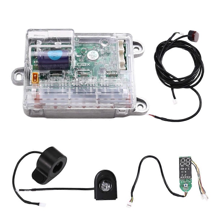 Set accesorii pentru trotineta electrica M365pro, controller, tabloul de bord, maneta, far, lumina spate, cablu de conectare, plastic