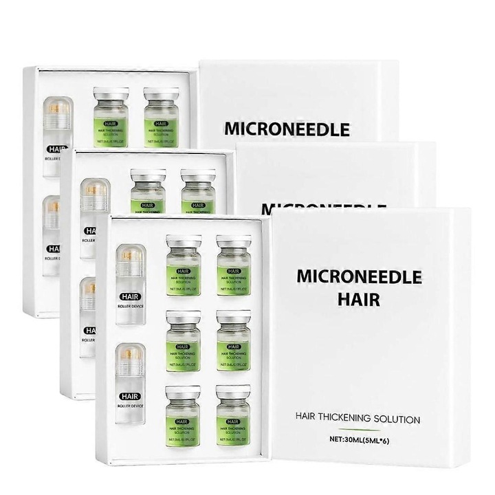 Set tratamente pentru regenerarea parului, ginseng, 3 bucati