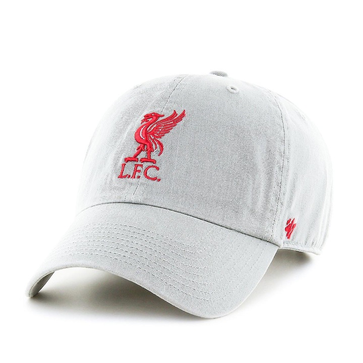 Шапка Relaxed Fit ФК Ливърпул, сива, 100% памук, регулируем размер