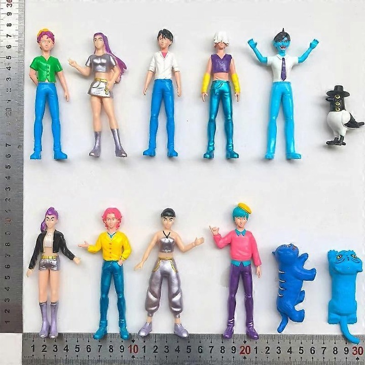 Фигурки аниме К-поп Ловци на демони, комплект от 12 броя, ПВЦ, унисекс, 14+ години