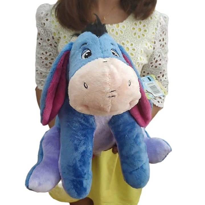 Jucarie de plus Eeyore, 37 cm, albastru, pentru copii