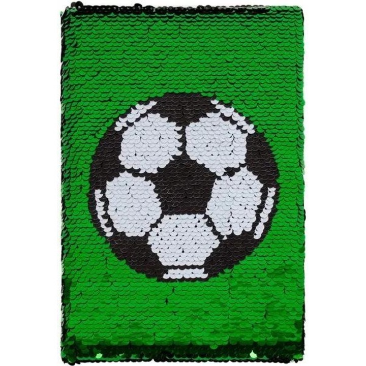 Caiet Fandy A5 cu coperta cu sequins, 80 de pagini, 14x20cm