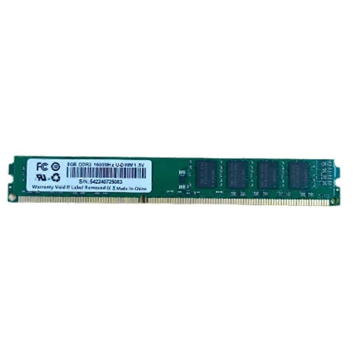 RAM memória DDR3 8GB 1600MHz, zöld, szett