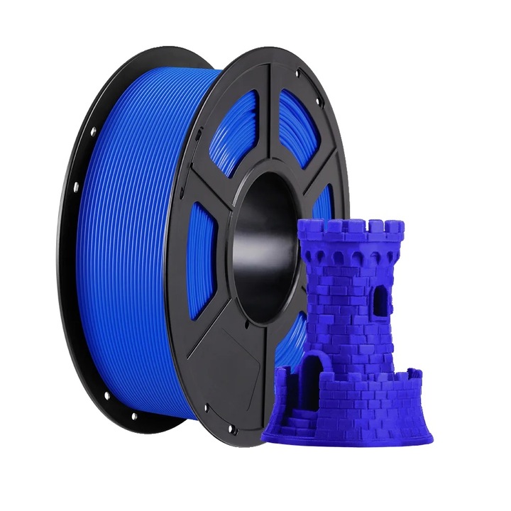 Filament PLA, 20kg, Albastru Stralucitor, Material Eco-Friendly, Calitate de Printare Excelenta