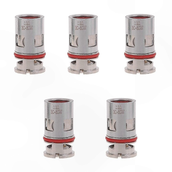 Set 5 bucati coil-uri GTX, metal, 0.15ohm-1.2ohm, 1.9cm