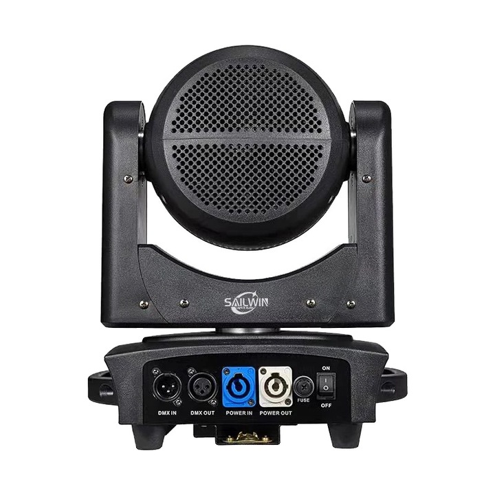 Lumina mobila LED, 7x40W RGBW, 350W, 345x270x185mm, control DMX512, set compact