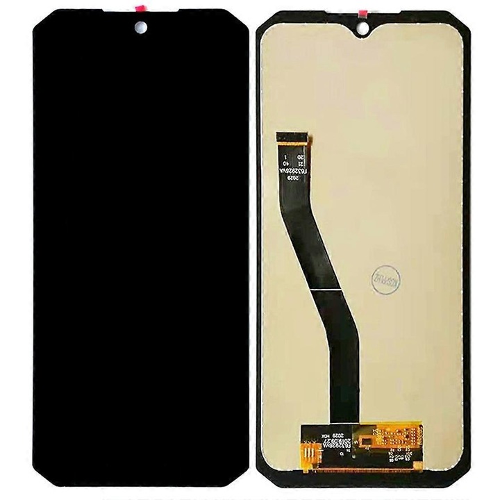 LCD екран и дигитайзер клас S за Oukitel WP6, комплект за подмяна, 6.3 инча, черен