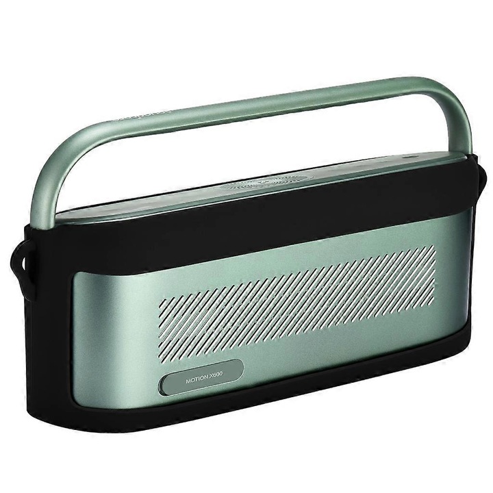 Hordozható tok Motion X600 hangszóróhoz, szilikon, fekete, 310x83x120mm