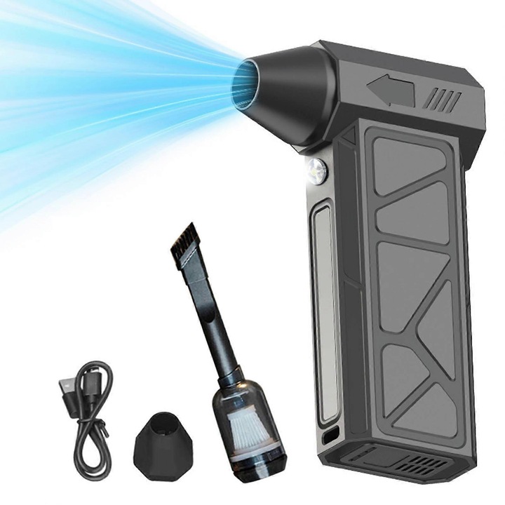 Suflanta Turbo, Super Turbo, 4 viteze, cu LED, 13.5x8x3.5cm