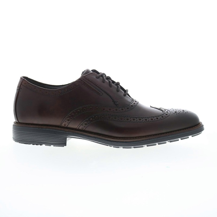 Férfi cipő, Rockport Total Motion Amalfi Wingtip, bőr, sötétbarna, 39 EU