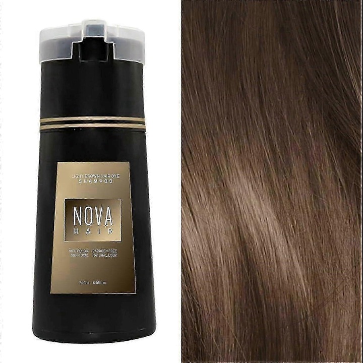 Nova Hair hajsampon, világosbarna árnyalat, 10 perc, 250ml
