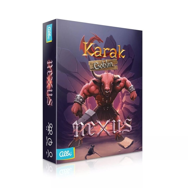 Karak Goblin. Nexus, társasjáték, 72 kártya, 2-5 játékos, 30 perc+, 8+