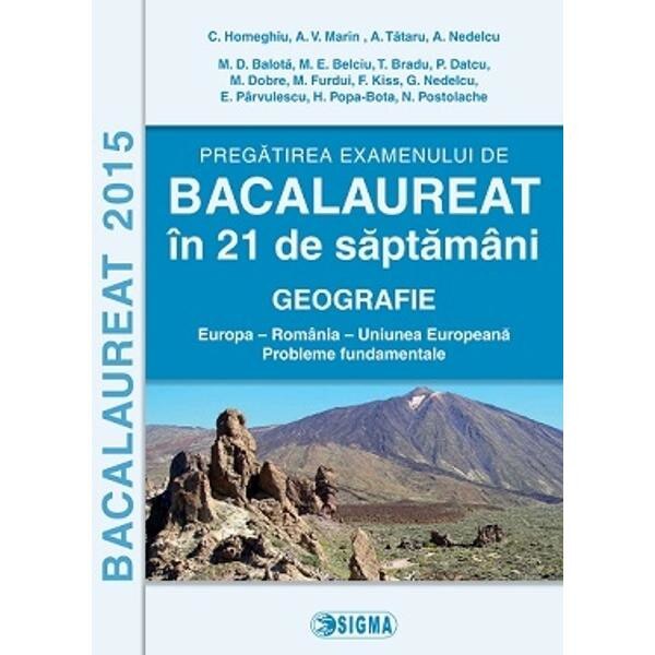 Bac 2015 geografie in 21 de saptamani - C. Homeghiu