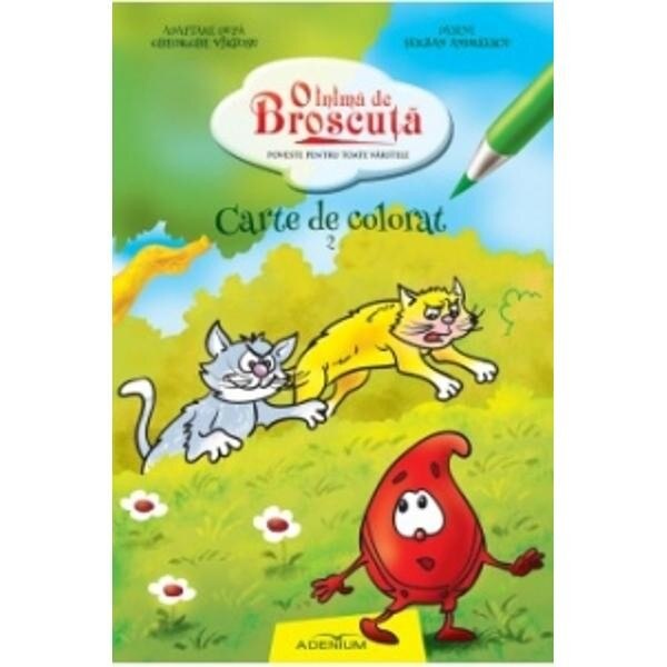 O inima de Broscuta. Carte de colorat 2 - Virtosu, Gheorghe; il. Andreescu, Serban