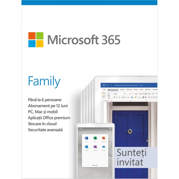 Microsoft ESD 365 Family, licenta electronica