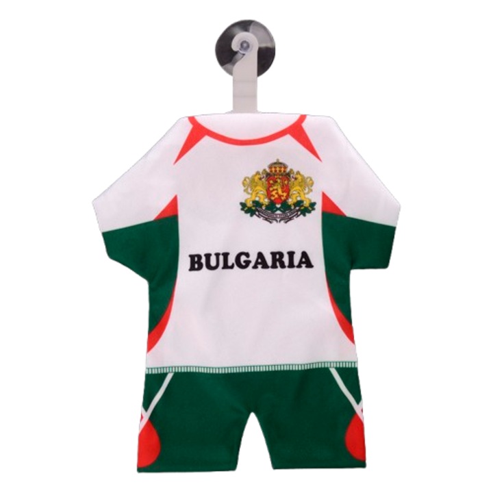 Drapel Bulgaria, Echipament sportiv, PVC/textil, 15x10 cm