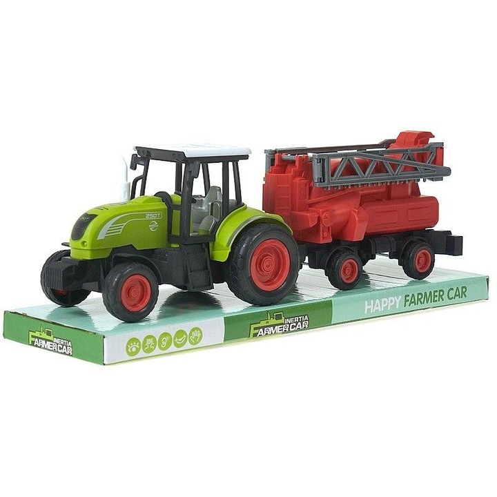 Tractor cu remorca, ADAR, 35,5x12,5x10,5cm
